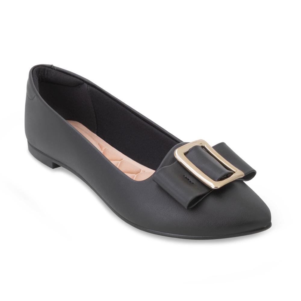 Sapatilha Moleca ML24-56358 Preto/Dourado 1