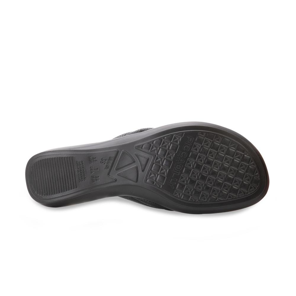 Chinelo Piccadilly PD24-50032 Preto/Bege 4