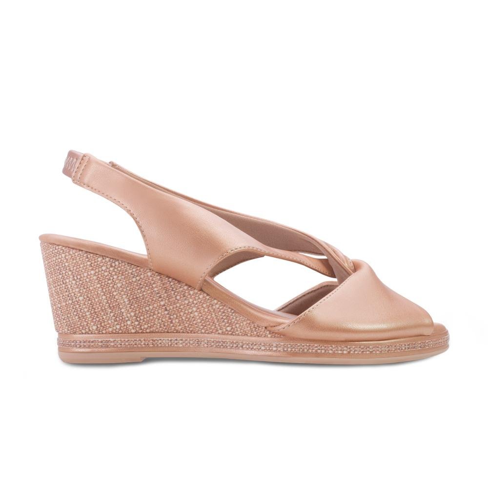 Sandália Anabela Piccadilly PD24-40822 Marrom 2