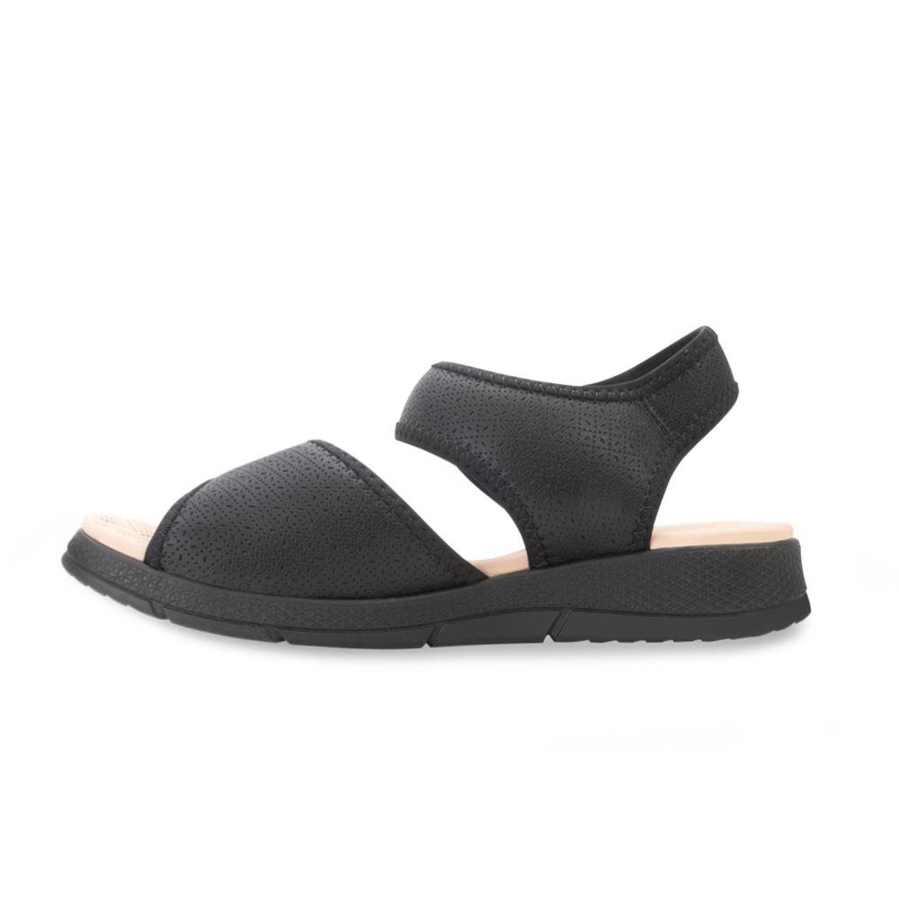 Sandália Papete Piccadilly PD24-57100 Preto/Bege 3