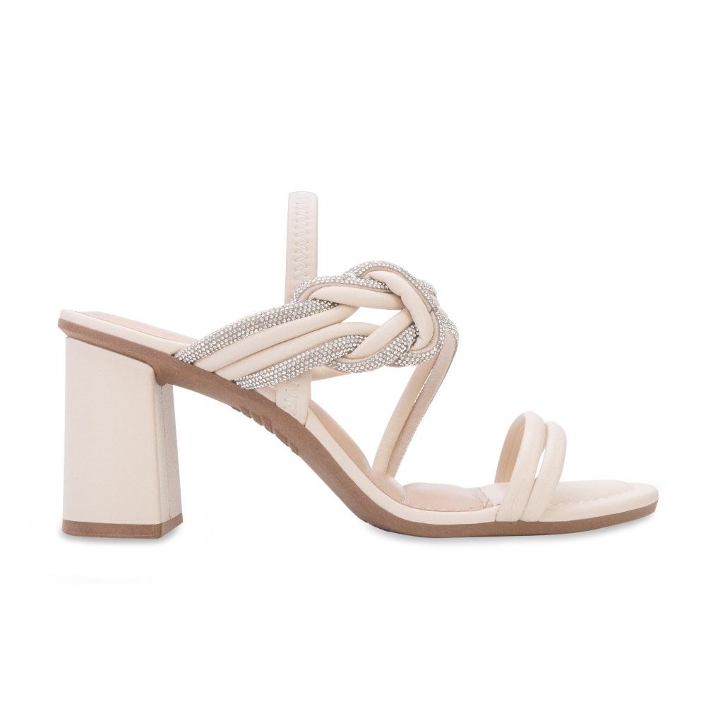 Sandália Salto Bloco Dakota DT24-Y7891 Branco 2