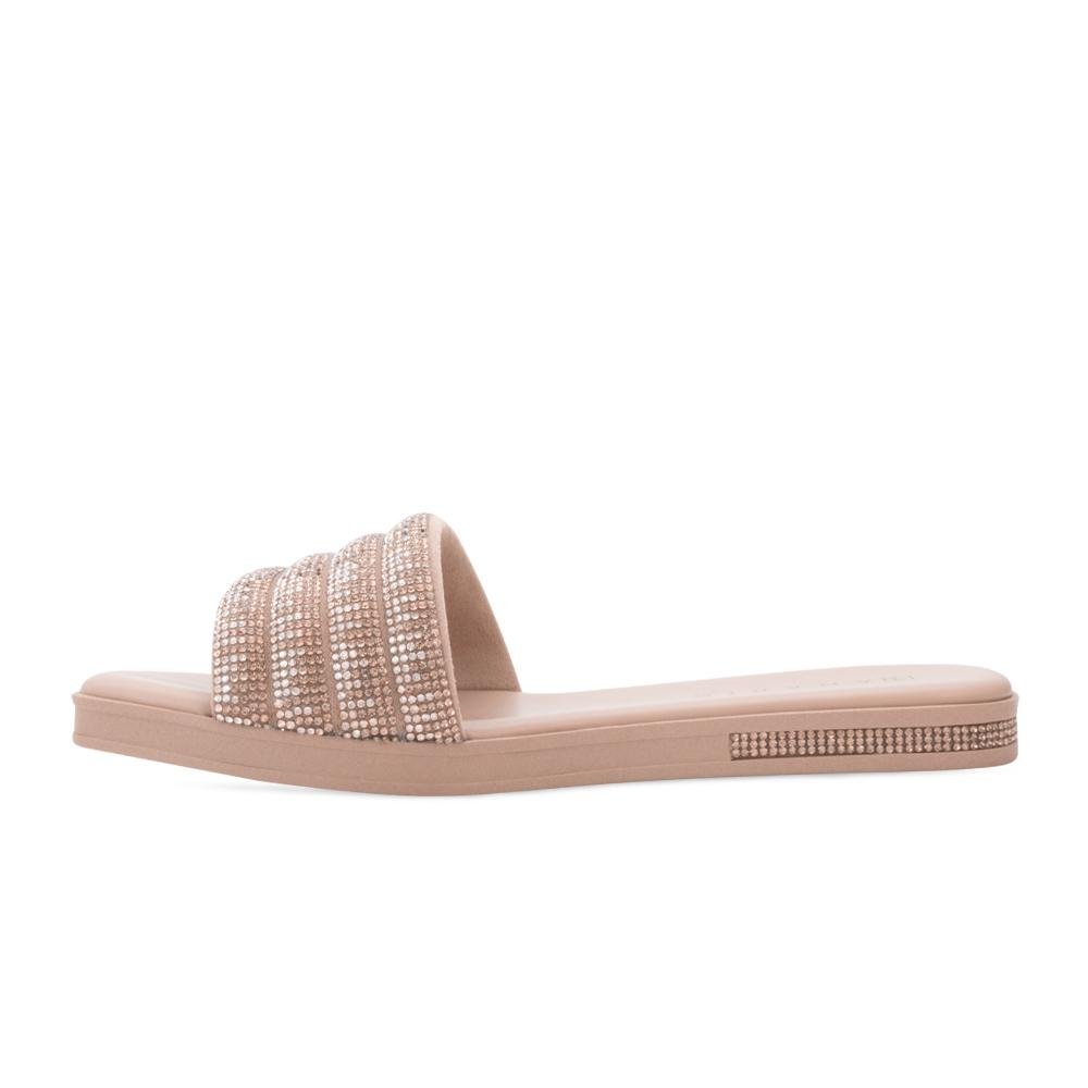 Chinelo Slide Ramarim RM24-24923 Bege/Dourado 3