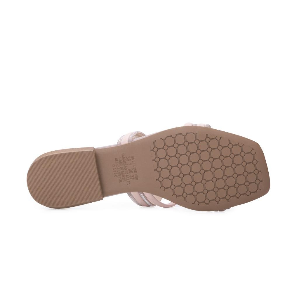 Sandália Rasteira Mississipi MB24-MB041 Bege 4