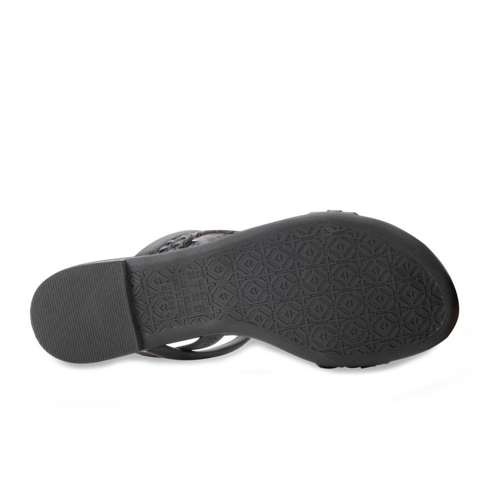 Sandália Rasteira Mississipi MB24-MB393 Preto/Marrom 4