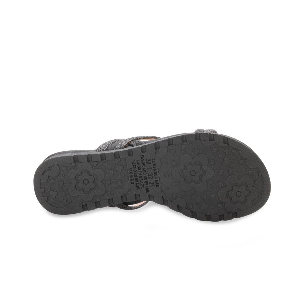 Sandália Flatform Pink Cats Infantil PC24-V4043 Preto/Bege 4