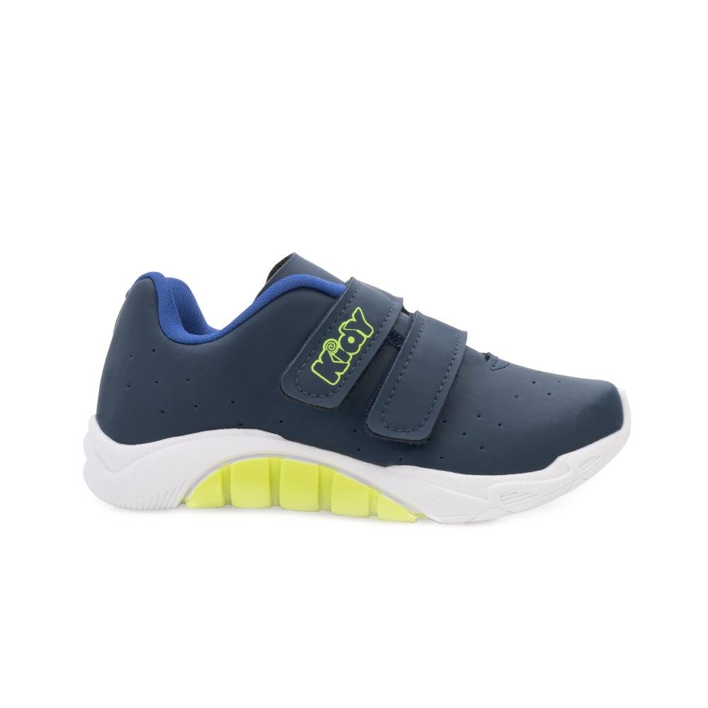 Tênis Kidy Mais Infantil KD24-16802 Azul/Amarelo 2
