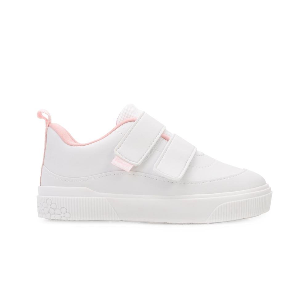 Tênis Pampili Infantil PP24-72101 Branco/Rosa 2
