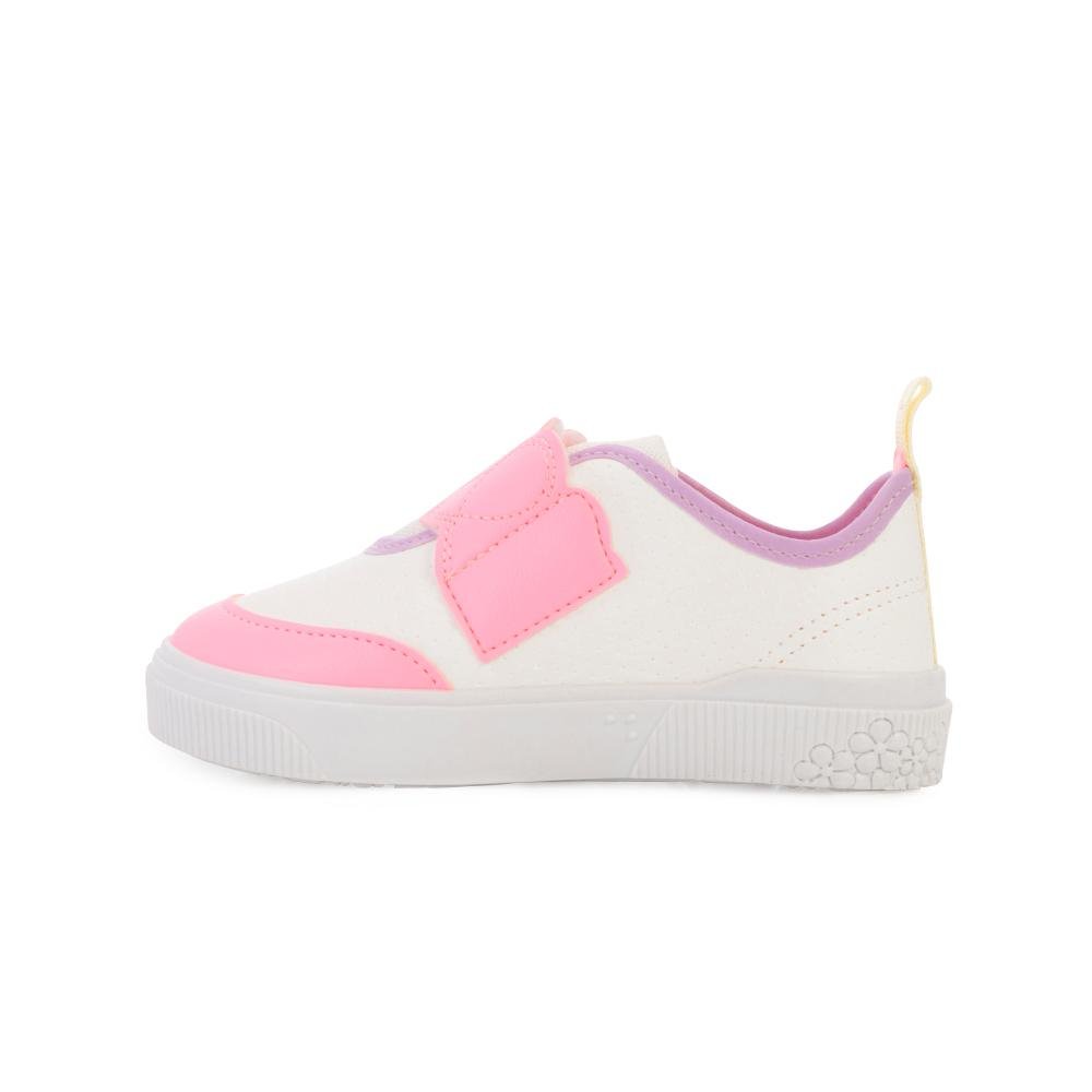 Tênis Pampili Infantil PP24-72100 Branco/Rosa 3