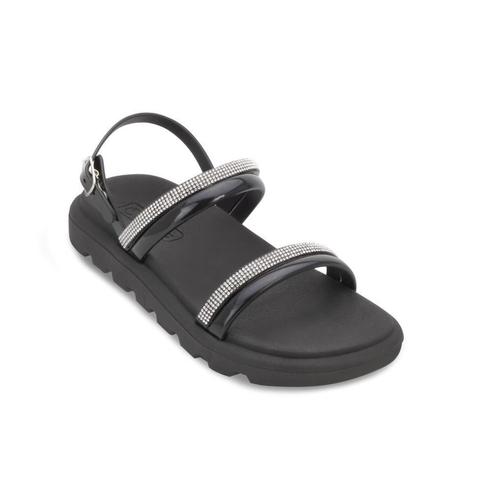 Sandália LueLua Infantil LL24-14900 Preto/Prata 1