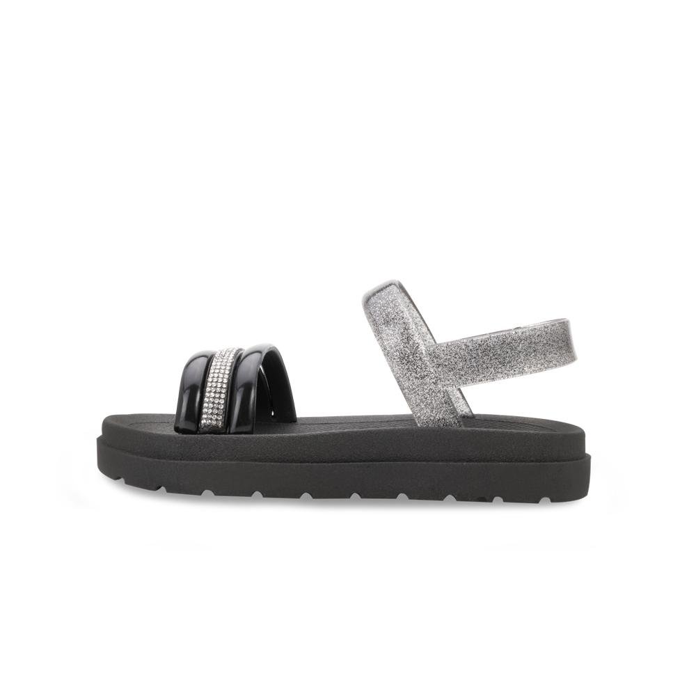 Sandália LueLua Infantil LL24-14700 Preto/Prata 3