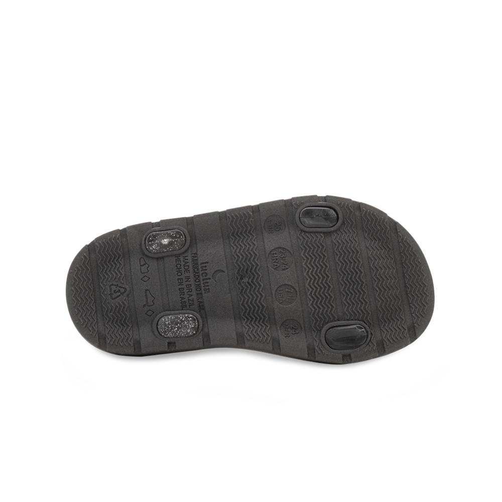 Sandália LueLua Infantil LL24-14700 Preto/Prata 4