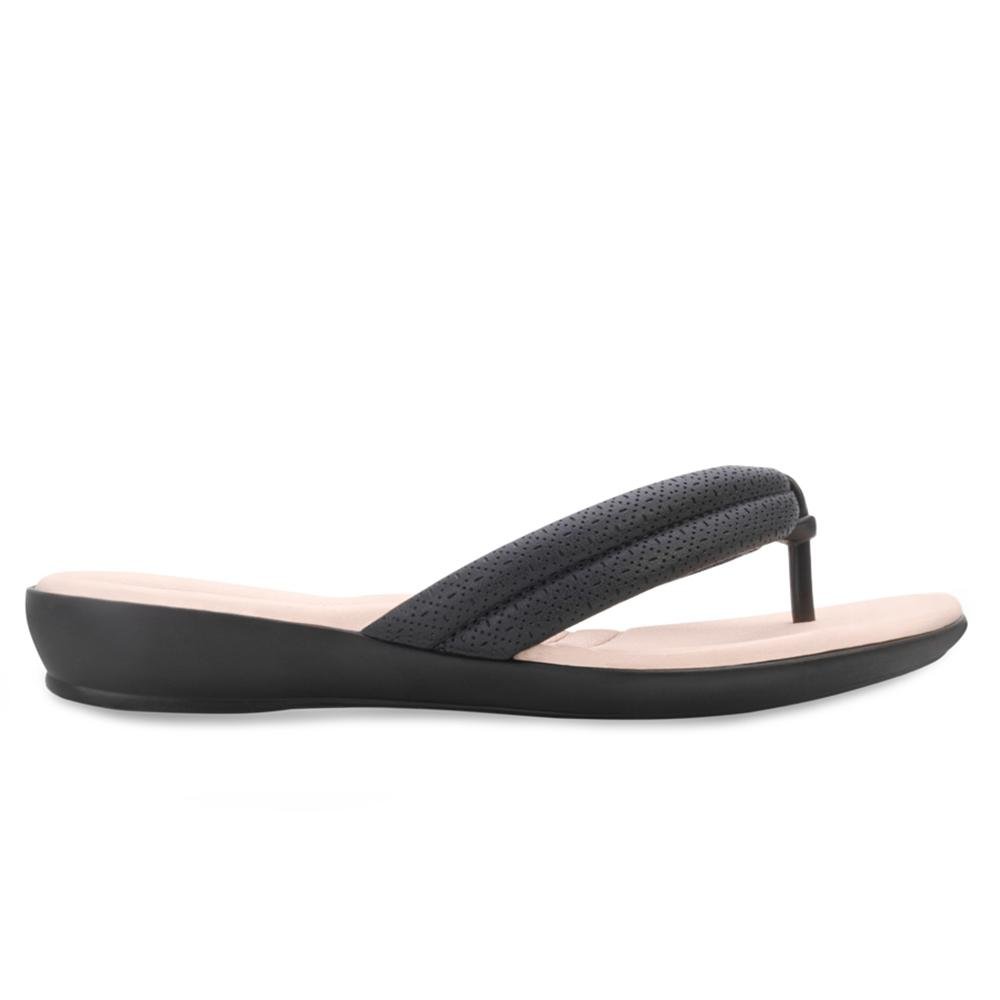 Chinelo Piccadilly PD24-50032 Preto/Bege 2