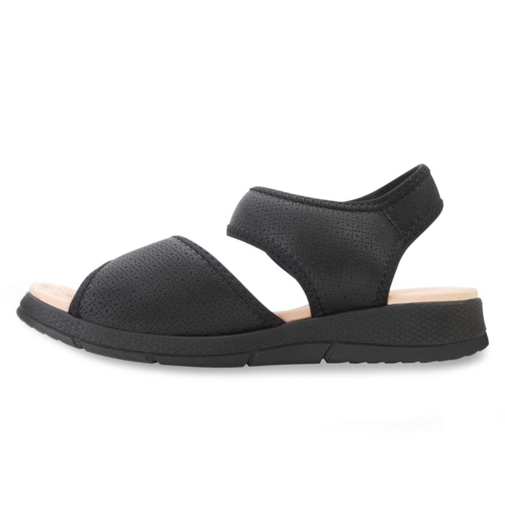 Sandália Papete Piccadilly PD24-57100 Preto/Bege 3