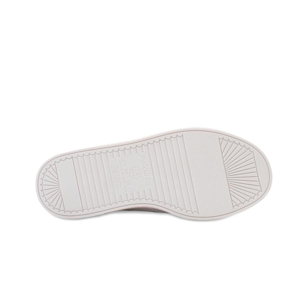 Tênis Casual Molekinha MK24-25203 Branco/Rosa 4