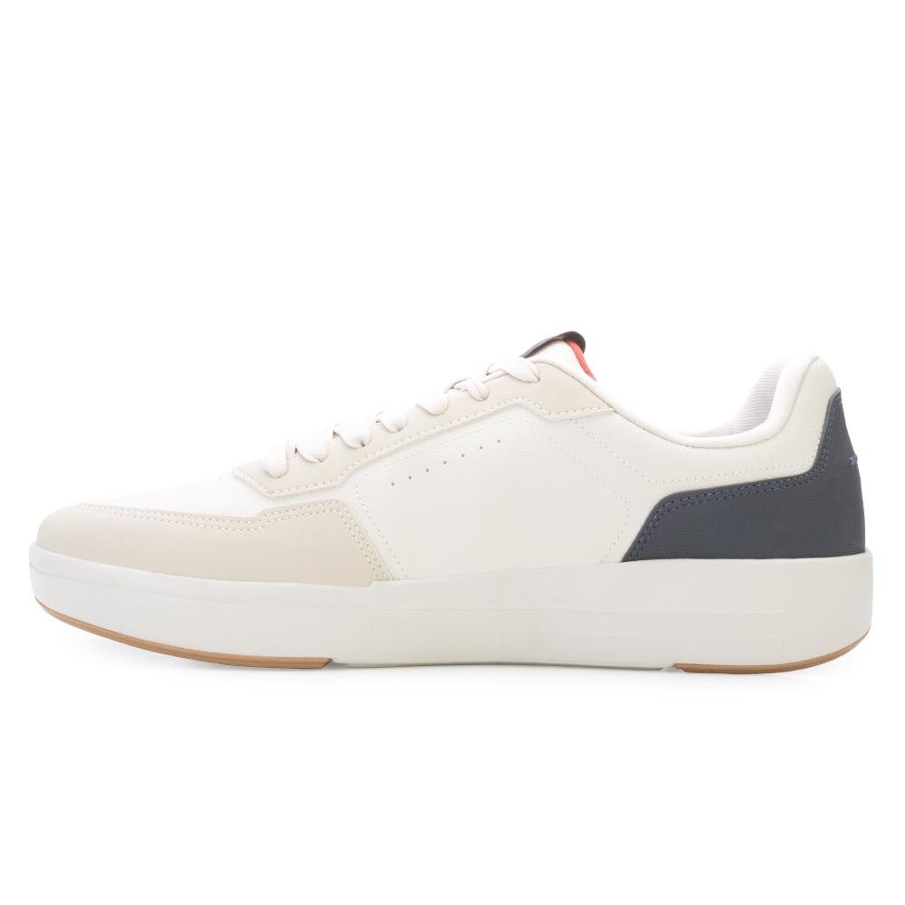 Tênis Casual Olympikus Versa OP24 Bege/Azul Marinho 3