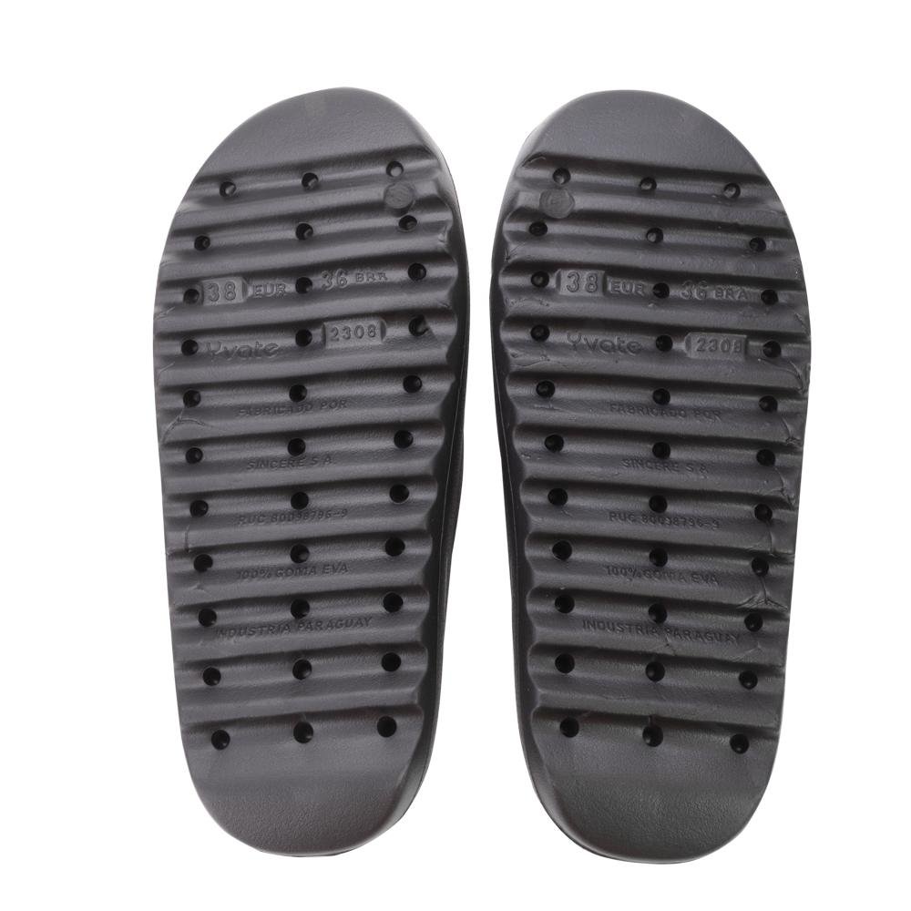 Chinelo Slide Yvate YT24-2308 Preto 4
