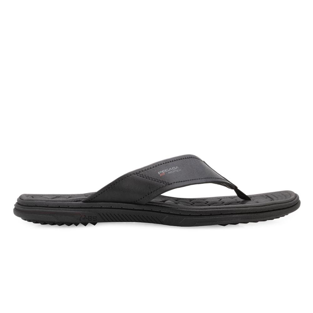 Chinelo Couro Pegada PG24-53330 Preto 2