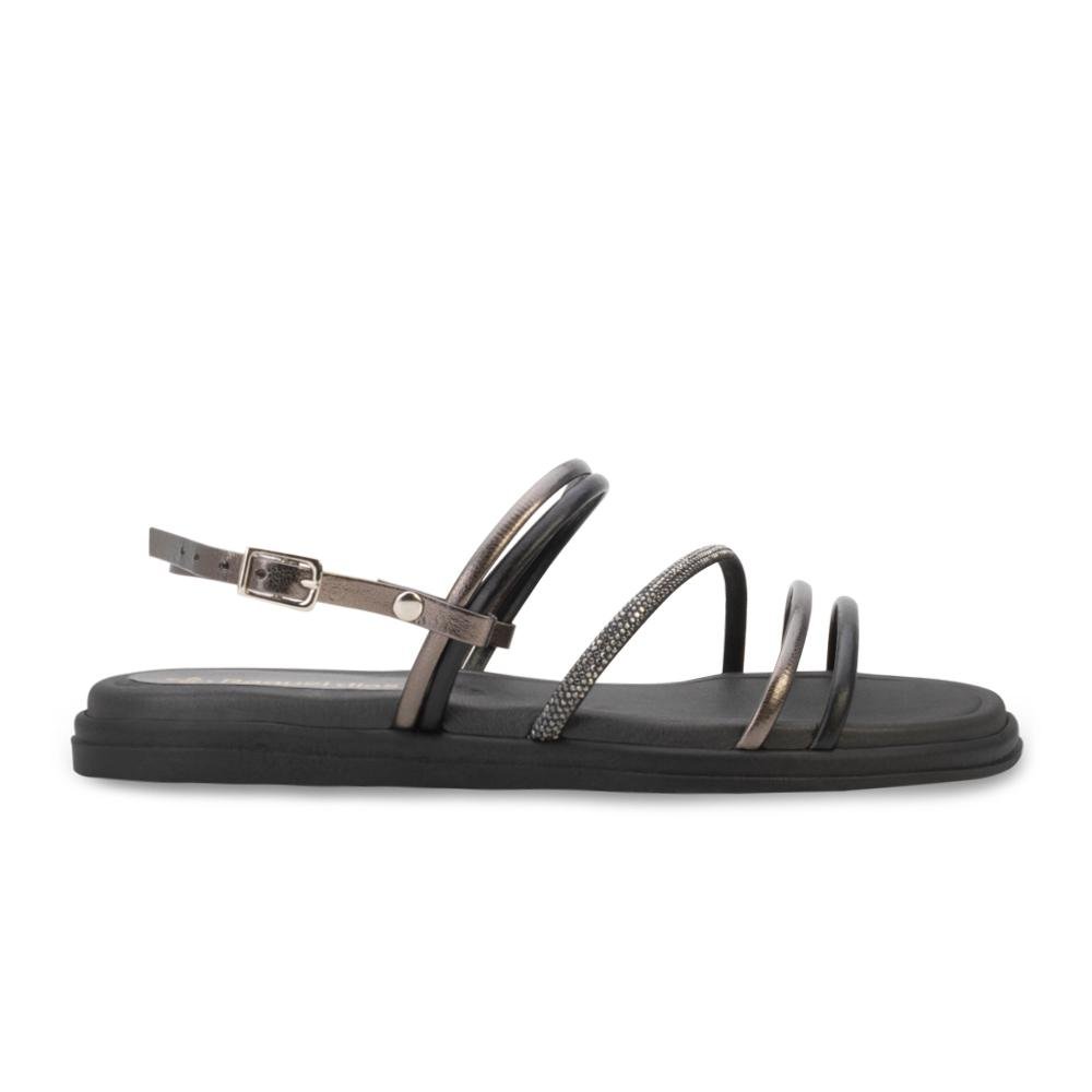 Sandália Papete Raquel Dias RD24-T71172 Preto 2