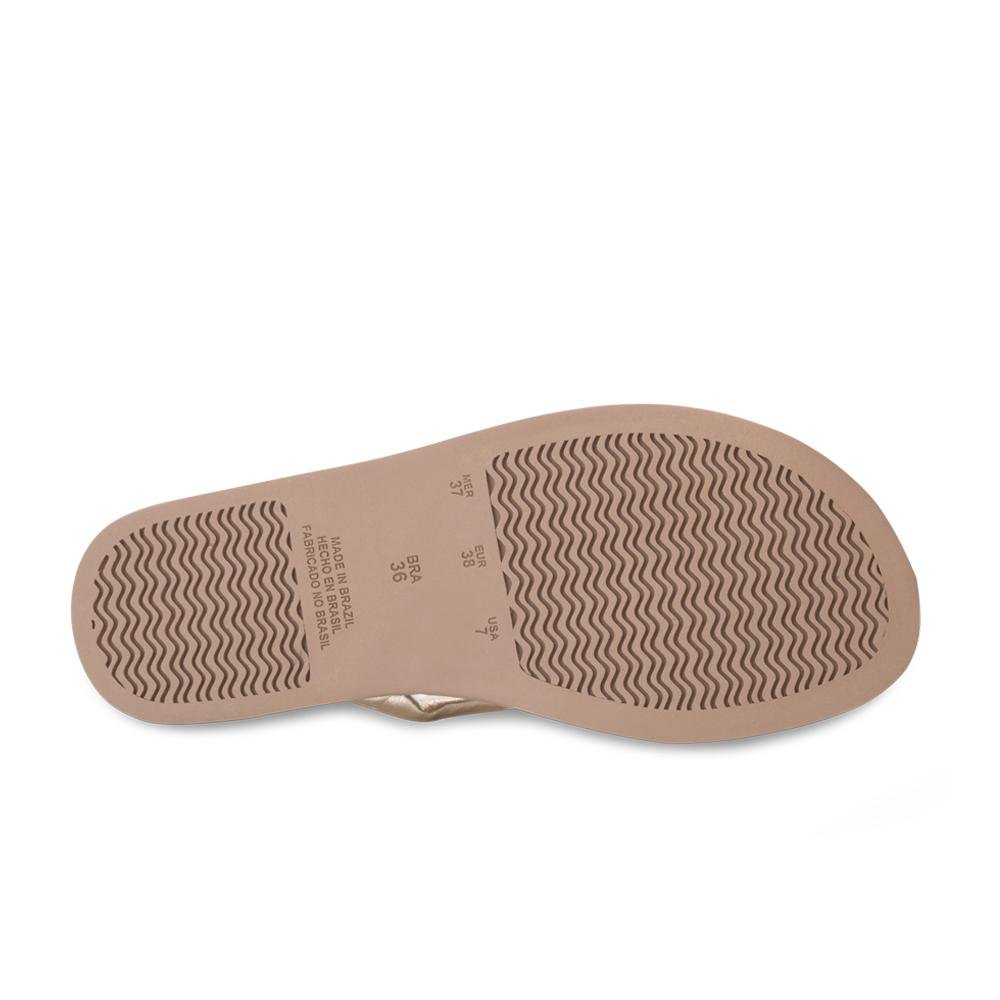 Chinelo Dedo Raquel Dias RD24-R71163 Dourado 4