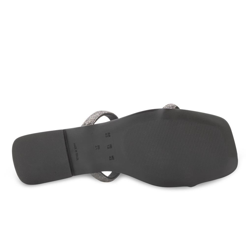 Sandália Rasteira Lady Queen AM24-30010 Preto 4