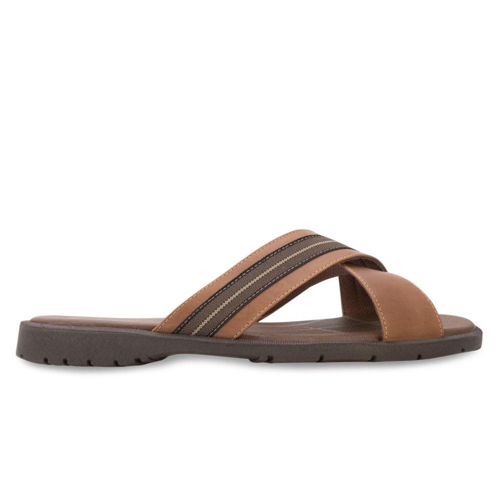 Chinelo Couro Rubra RB25-3209 Marrom 2
