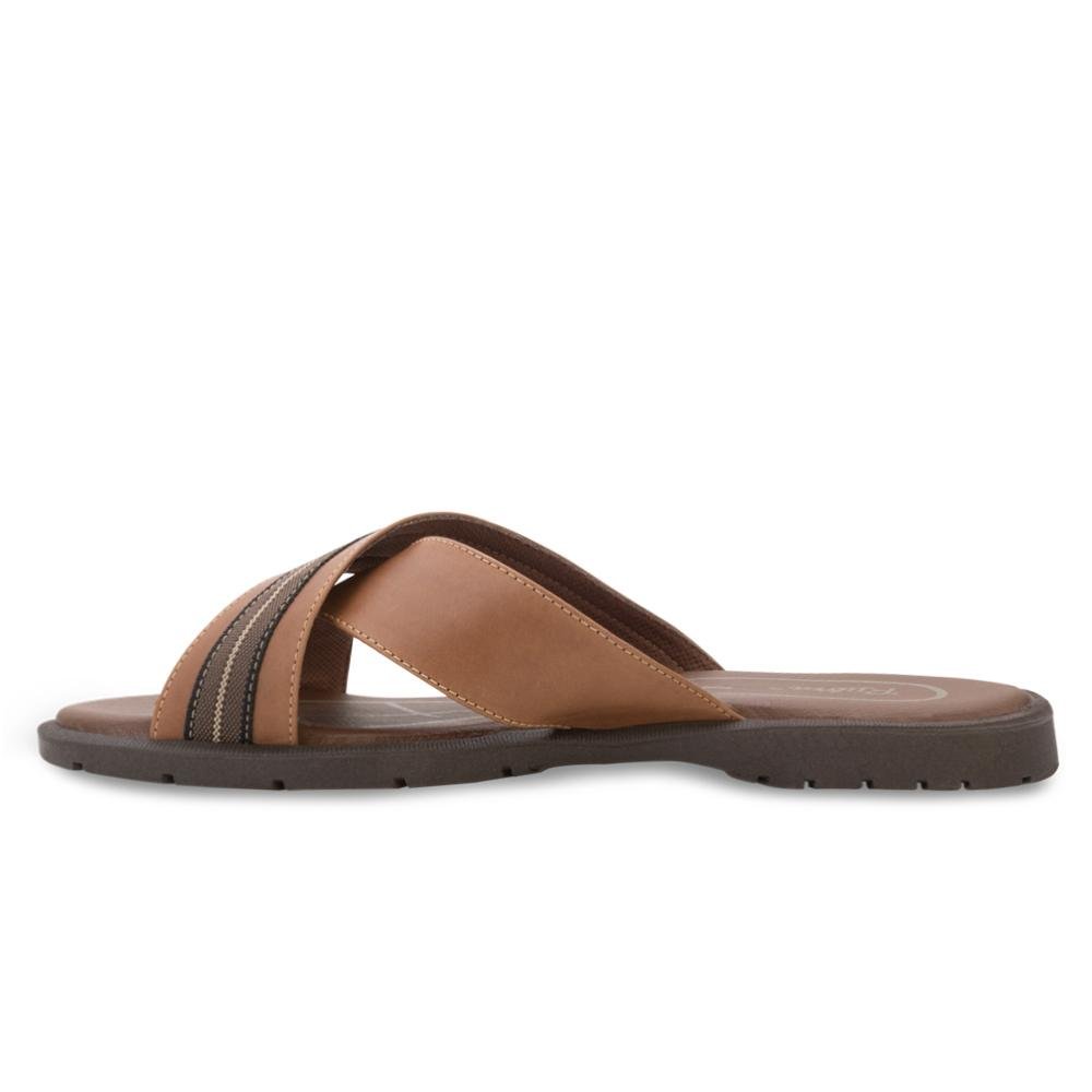 Chinelo Couro Rubra RB25-3209 Marrom 3