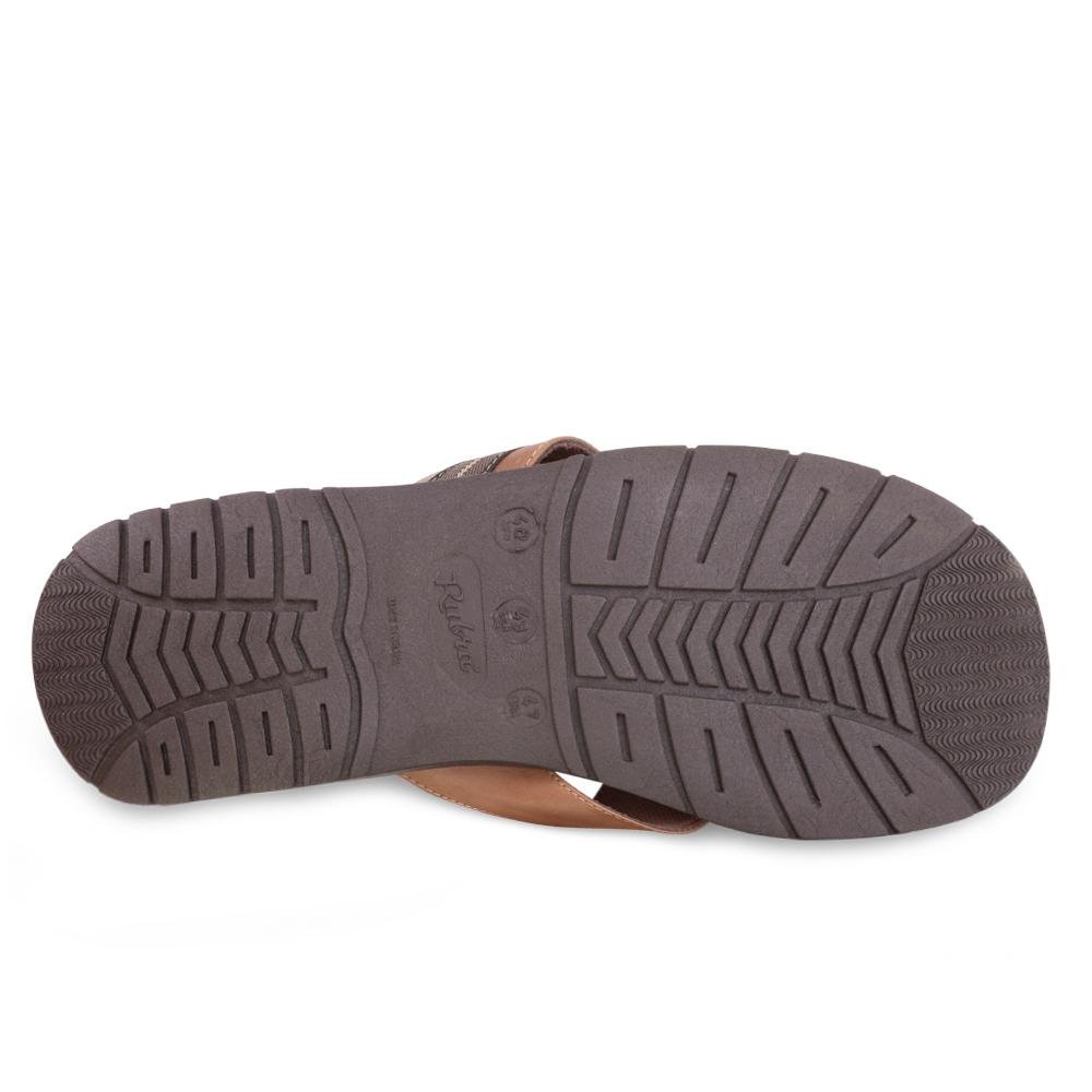 Chinelo Couro Rubra RB25-3209 Marrom 4