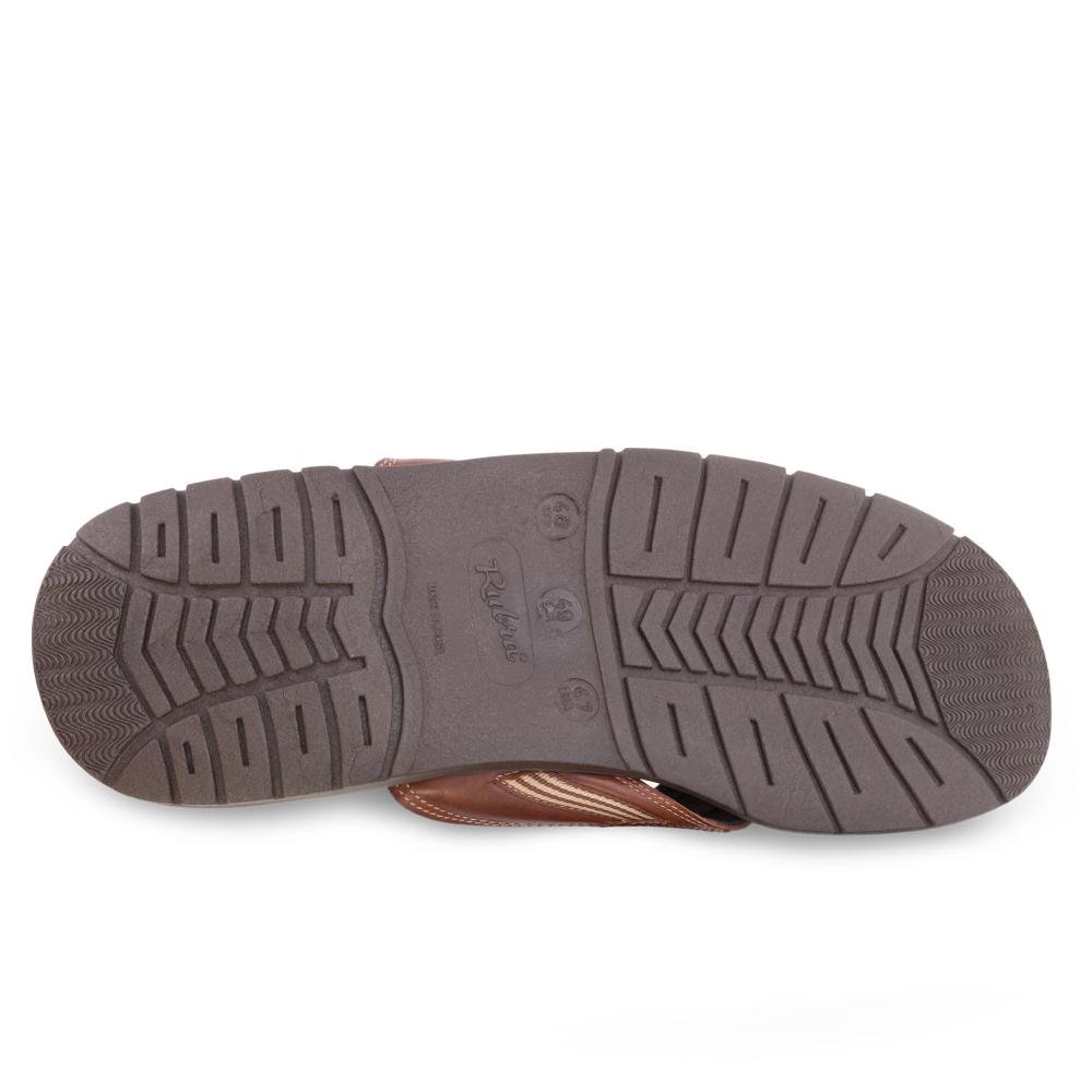 Chinelo Couro Rubra RB25-3302 Marrom 4