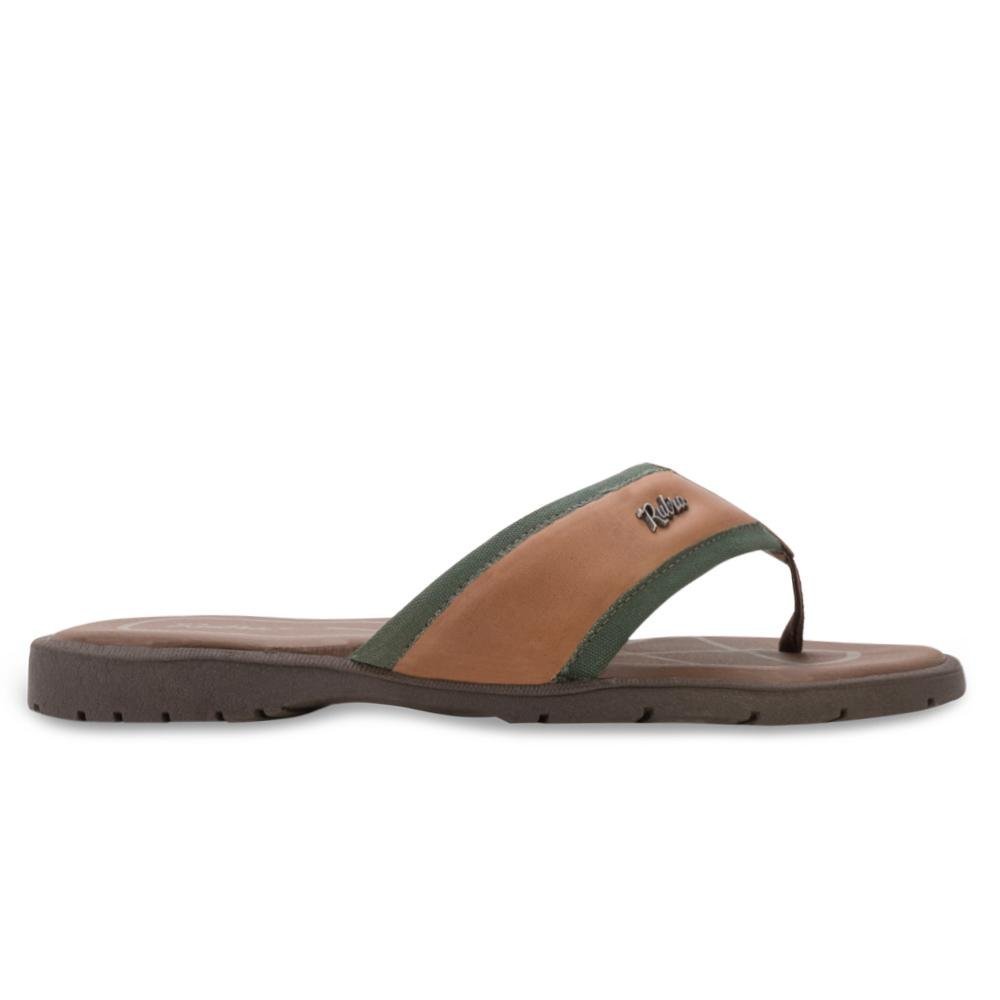 Chinelo Couro Rubra RB25-3107 Marrom 2