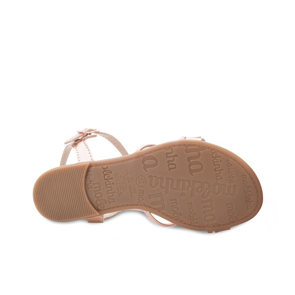 Sandália Molekinha MK24-21571 Dourado 4