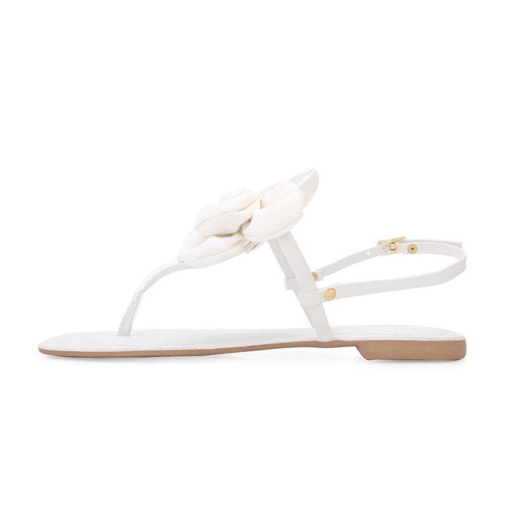 Sandália Rasteira Musa Fashion MF24-29310 Branco 3