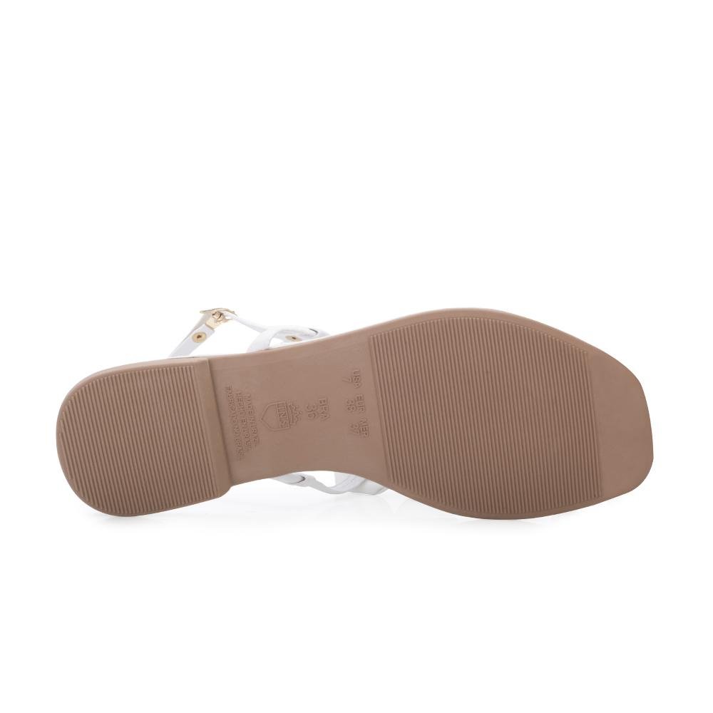 Sandália Rasteira Musa Fashion MF24-29310 Branco 4