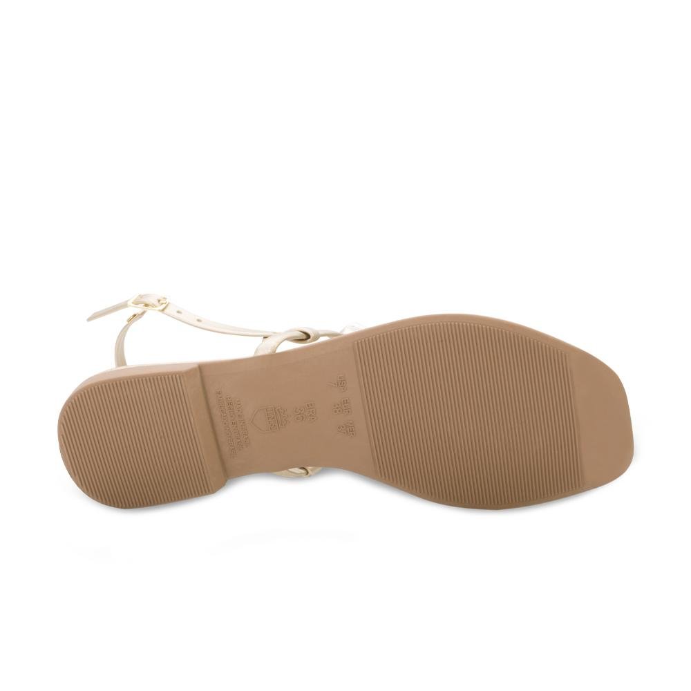 Sandália Rasteira Musa Fashion MF24-29310 Dourado 4