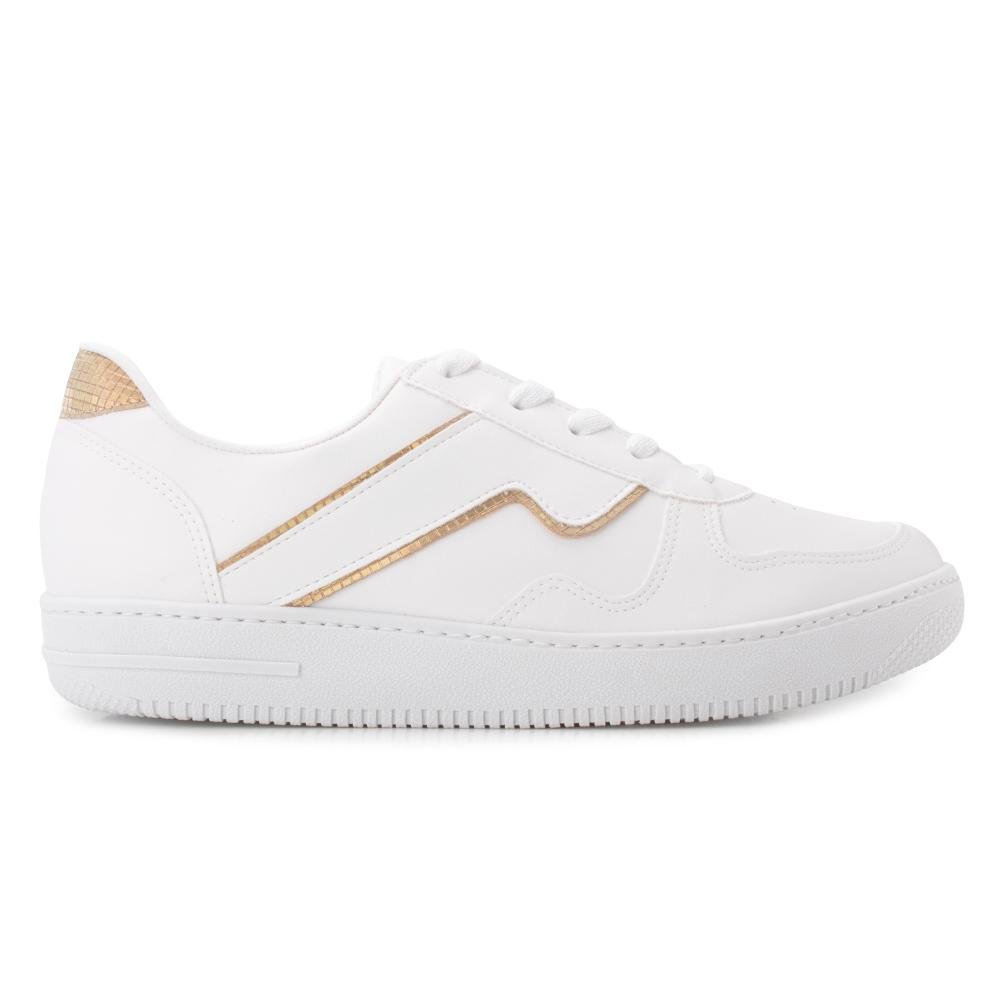 Tênis Sense Joy FY04 Branco/Dourado 2