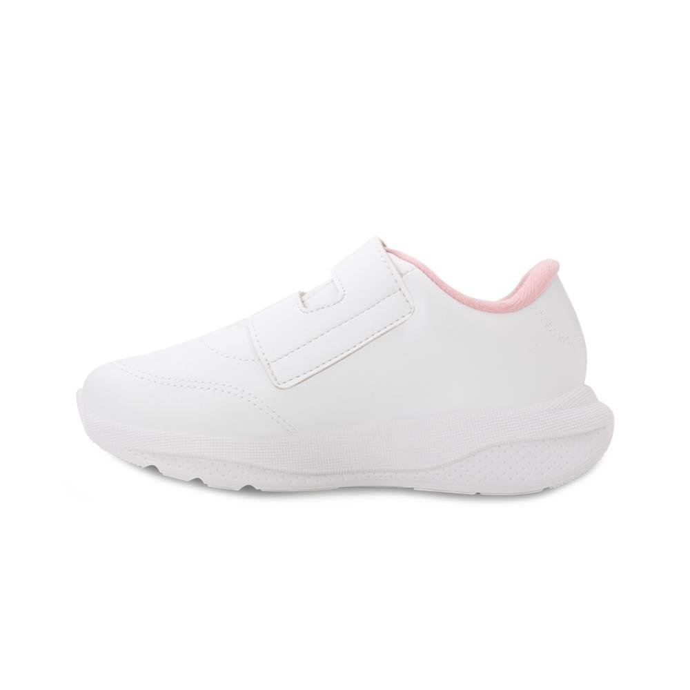 Tênis Molekinha Infantil MK25-25731 Branco/Rosa 3