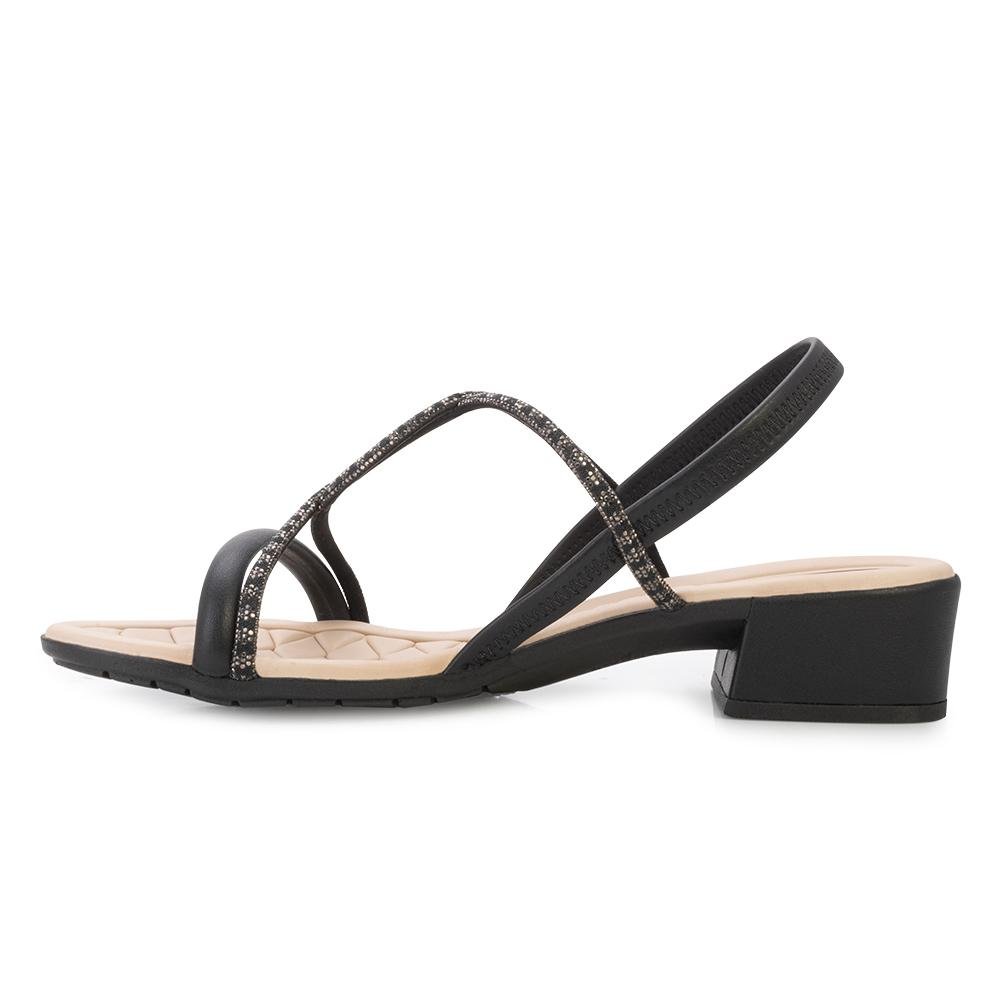 Sandália Campesi CP25-CP162 Preto/Bege 3