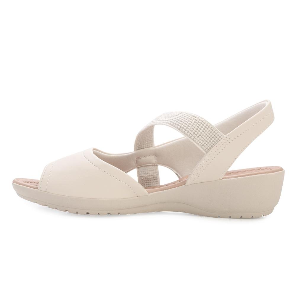 Sandália Campesi Anabela CP25-CP081 Bege 3