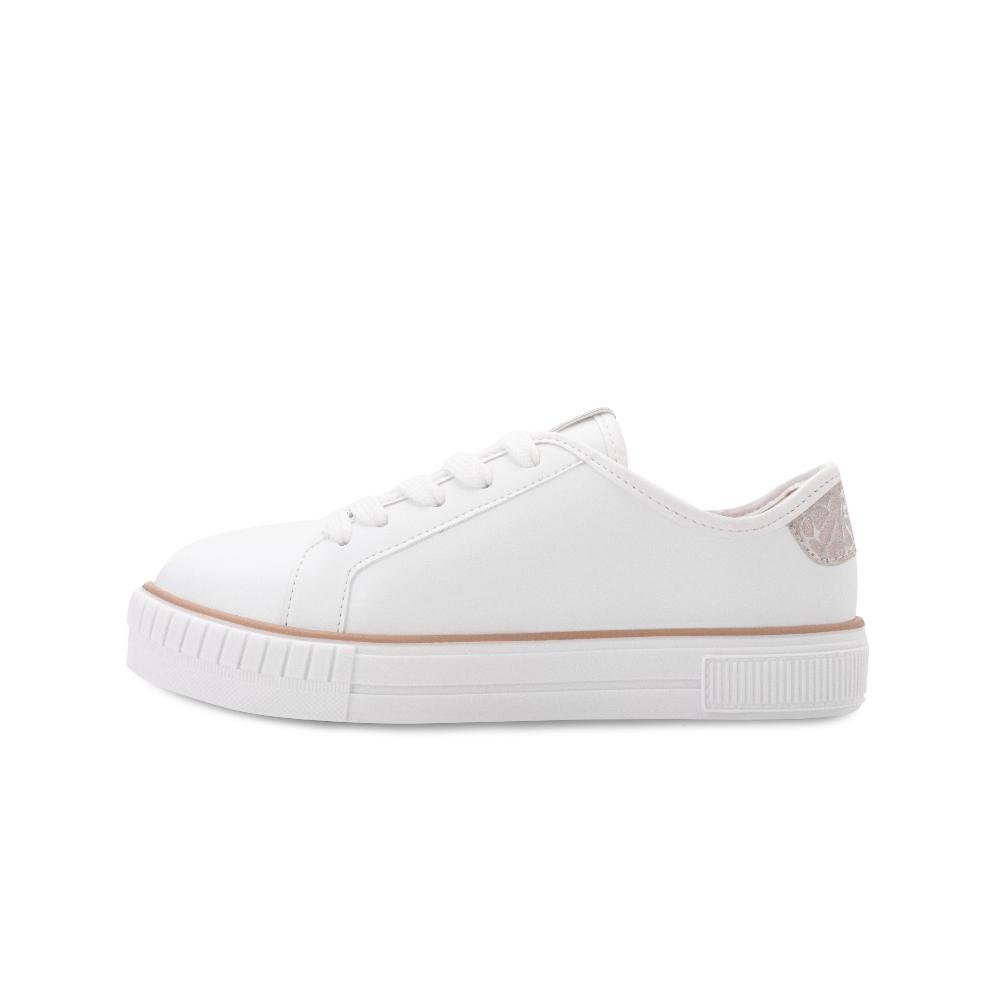 Tênis Casual Molekinha MK25-25651 Branco/Rosado 3