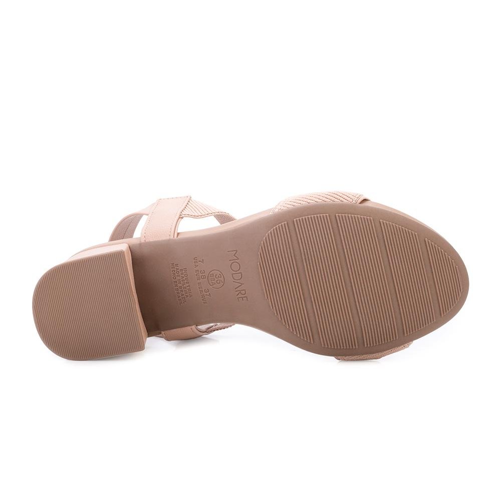 Sandália Modare MD25-71871 Nude/Caramelo 4