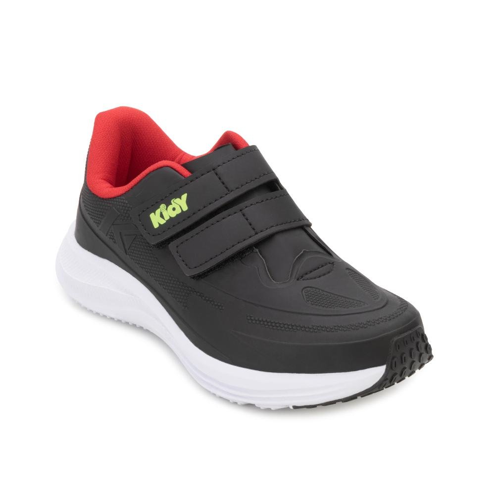 Tênis Kidy Infantil KD25-43800 Preto/Vermelho 1