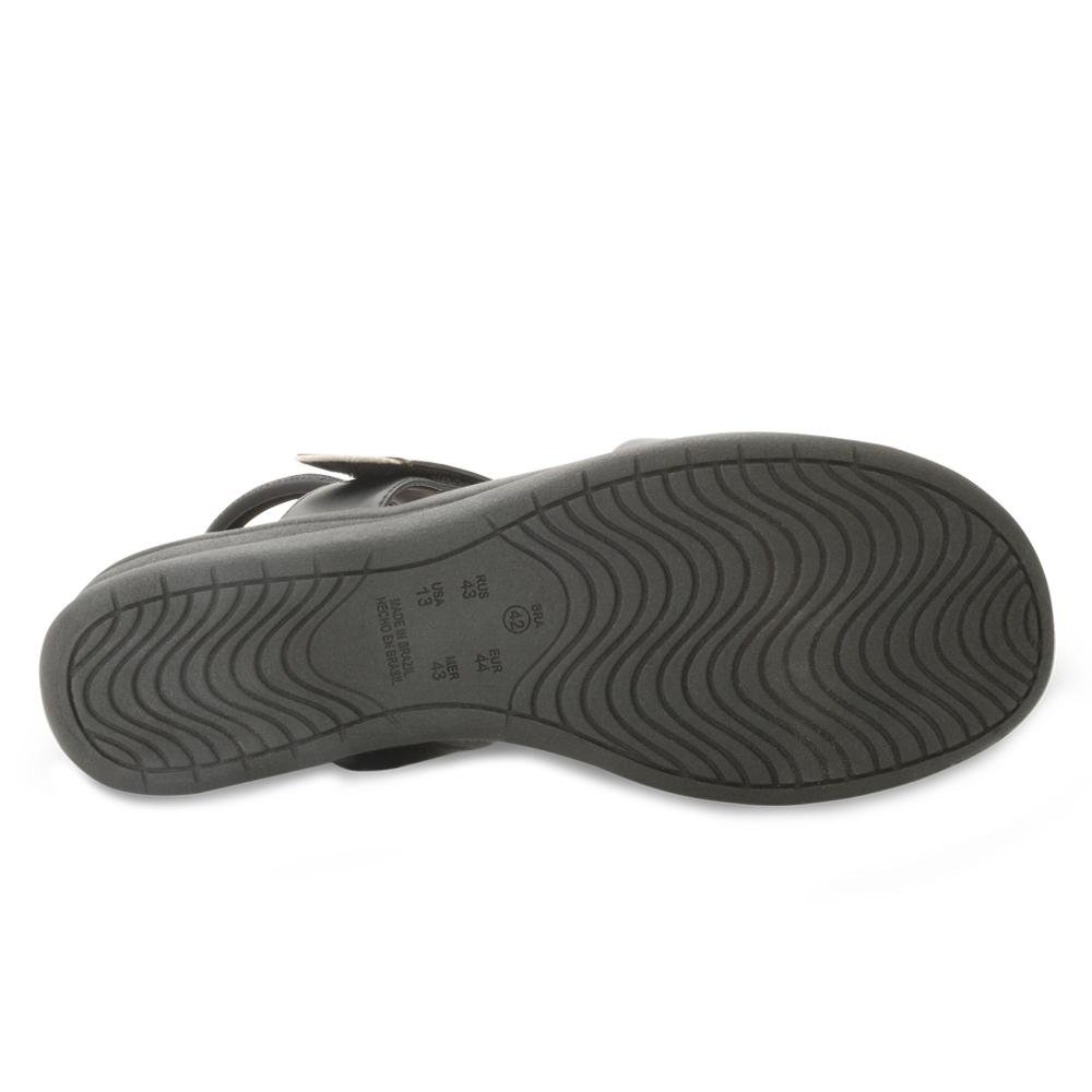 Sandália Anabela Comfortflex CF25-25883 Preto/Bege 4