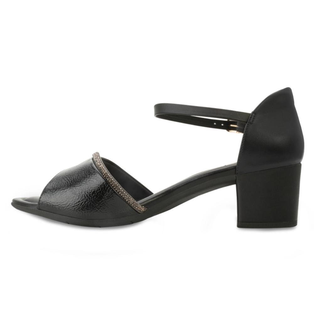 Sandália Anabela Comfortflex CF25-25573 Preto/Grafite 3