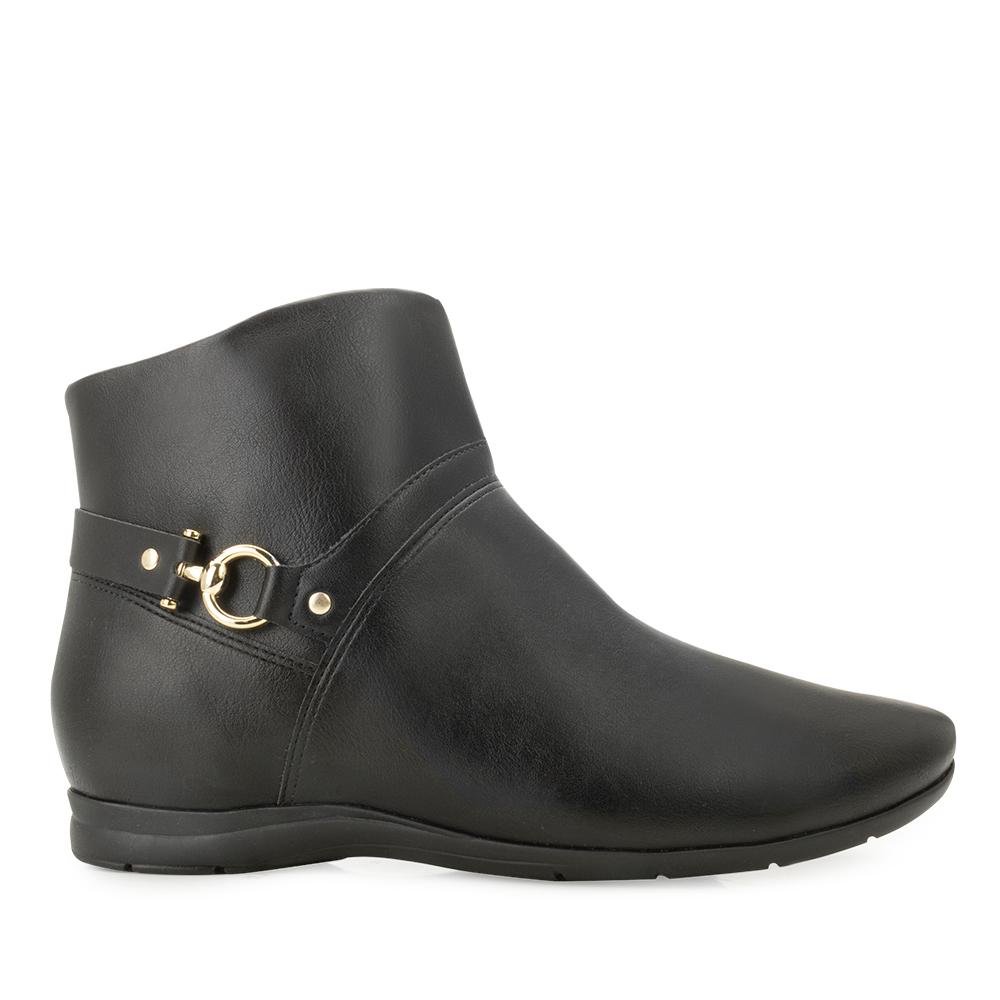 Bota Cano Curto Comfortflex CF25-25913 Preto 3