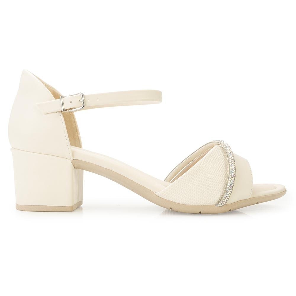 Sandália Anabela Comfortflex CF25-25573 Bege 2