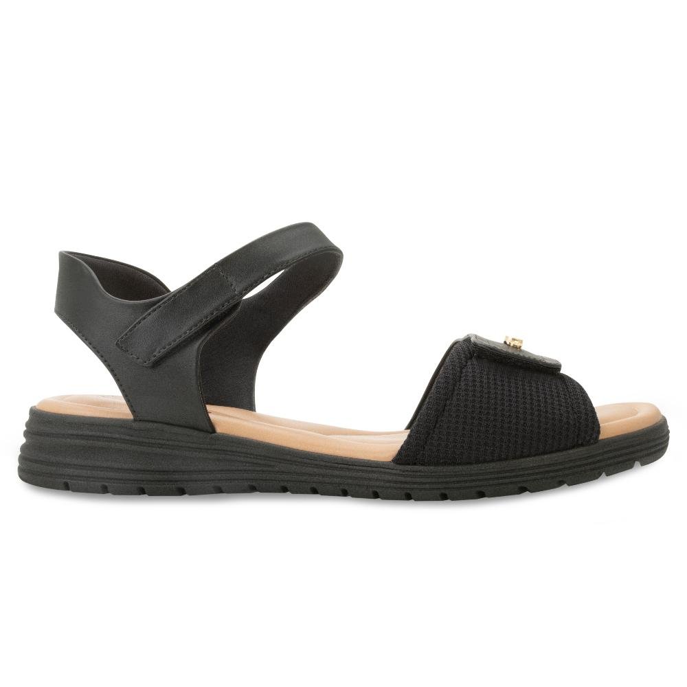 Sandália Comfortflex CF25-25513 Preto/Nude 2
