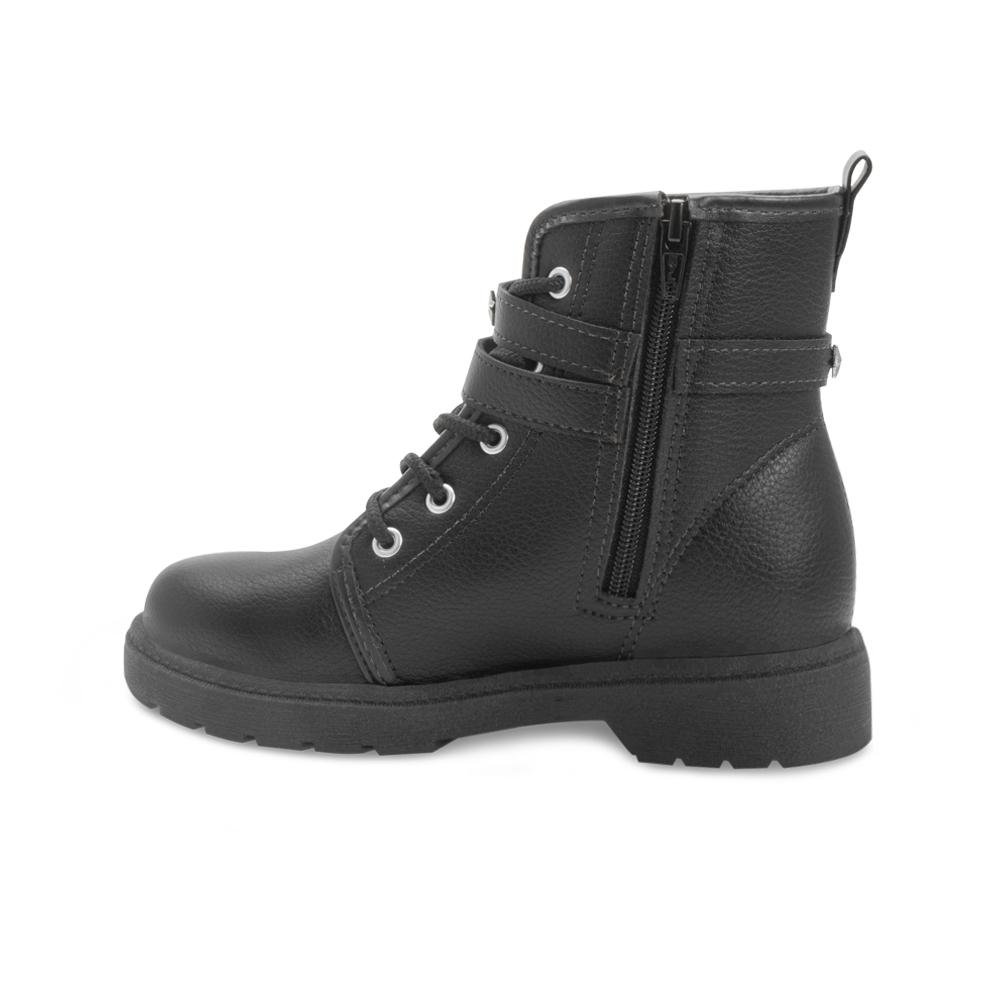 Bota Coturno Molekinha MK25-21641 Preto/Prata 3