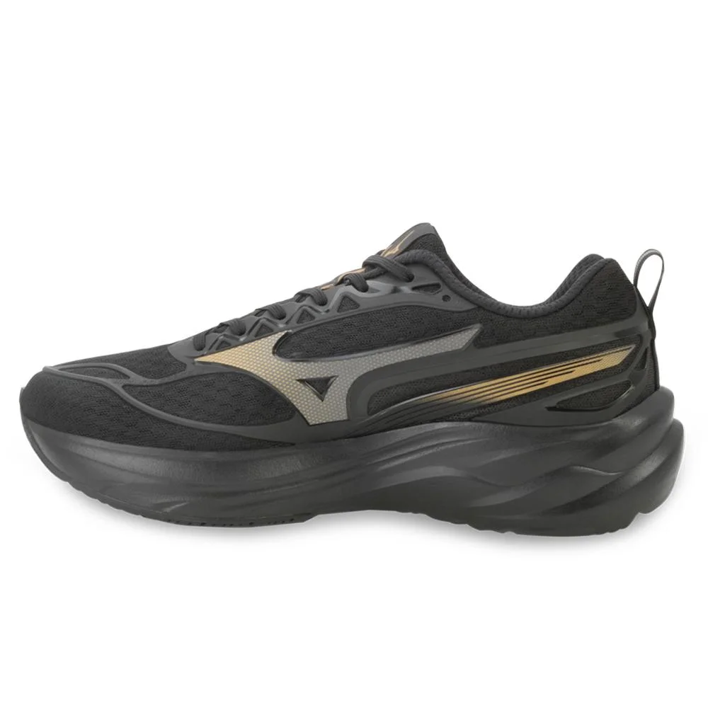 Tênis Mizuno Space 5 MZ25 Preto/Dourado 3