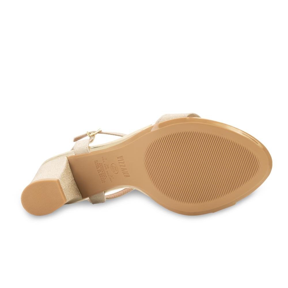 Sandália Salto Vizzano VZ25-62624 Dourado 4