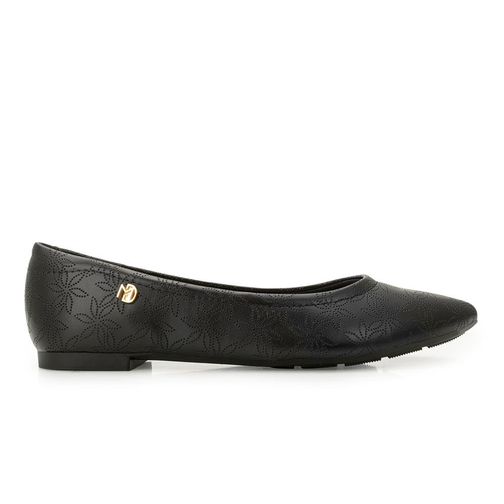 Sapatilha Modare MD25-73342 Preto/Nude 2