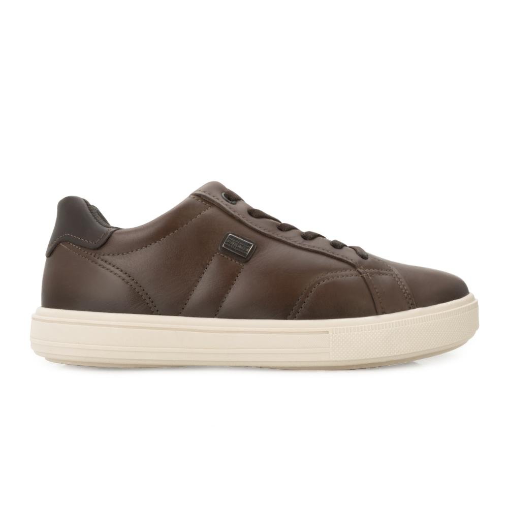 Sapatênis Pegada Couro PG25-11150 Marrom/Creme 2